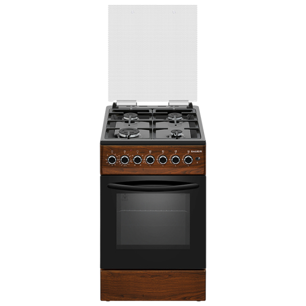 Плита Bauer TE 5640 PLICTTG Натуральное дерево Тип плиты: Газовая, 58 л, Тип духовки: Газовая photo 1
