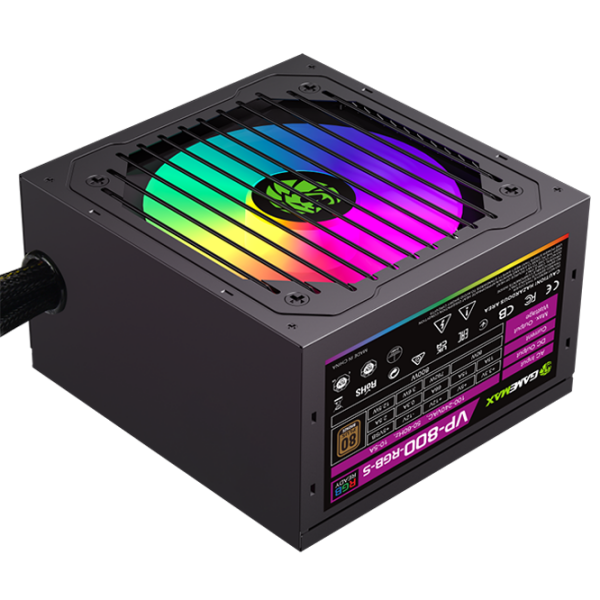 Блок питания Gamemax VP-800-RGB-S 800 Вт Черный  photo 3