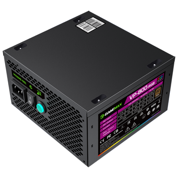 Блок питания Gamemax VP-800-RGB-S 800 Вт Черный  photo 7
