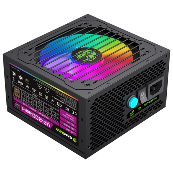 Блок питания Gamemax VP-800-RGB-S 800 Вт Черный  photo 9