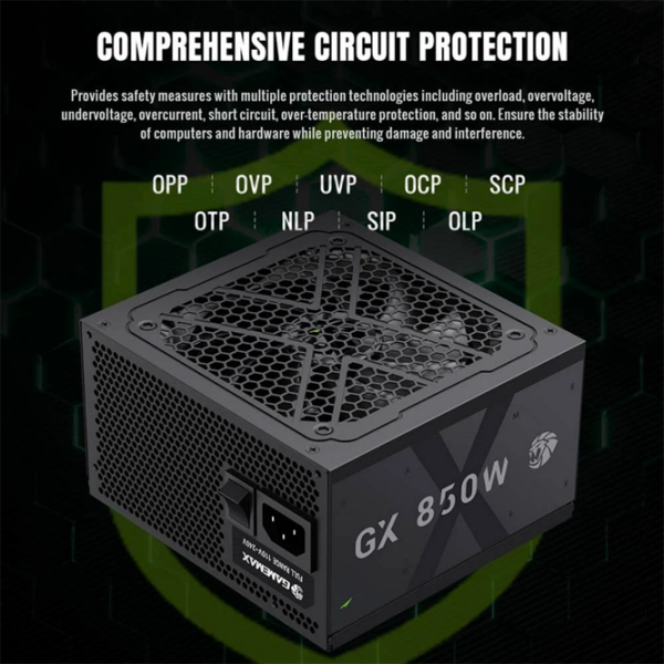 Блок питания Gamemax GX 850GF 850 Вт Черный  photo 7