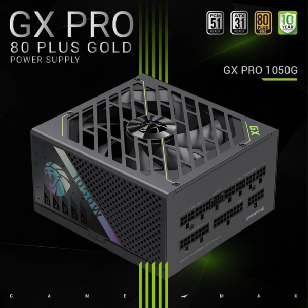 Блок питания Gamemax GX PRO 1050G 1050 Вт Черный  photo 6