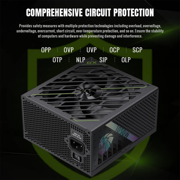 Блок питания Gamemax GX PRO 1050G 1050 Вт Черный  photo 8