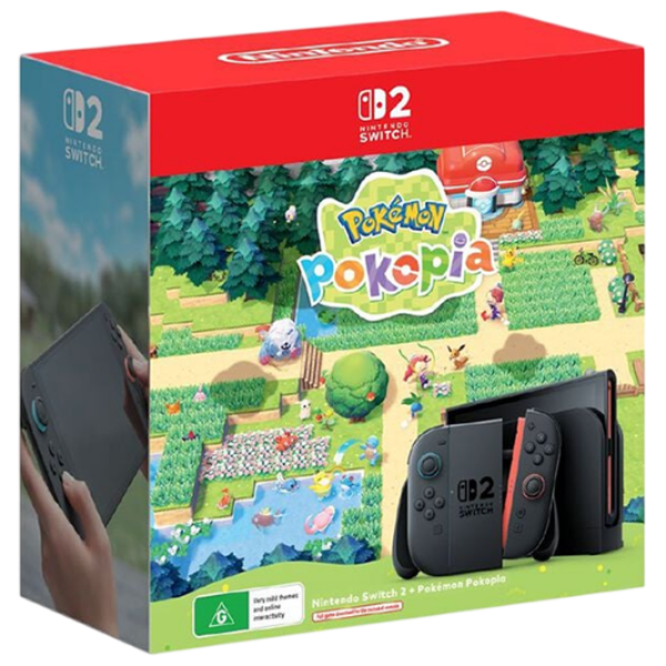 Портативная игровая консоль Nintendo Switch 2 Pokémon Pokopia Bundle Черный  256 ГБ, RAM 12 ГБ photo 1
