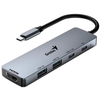 Адаптер Genius UH-500 Серый USB Type-C