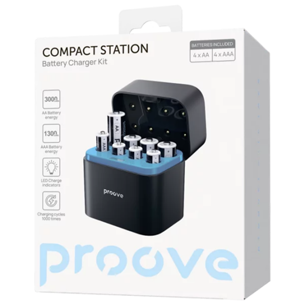 Зарядное устройство для батареек Proove Compact Station AA ()  photo 2
