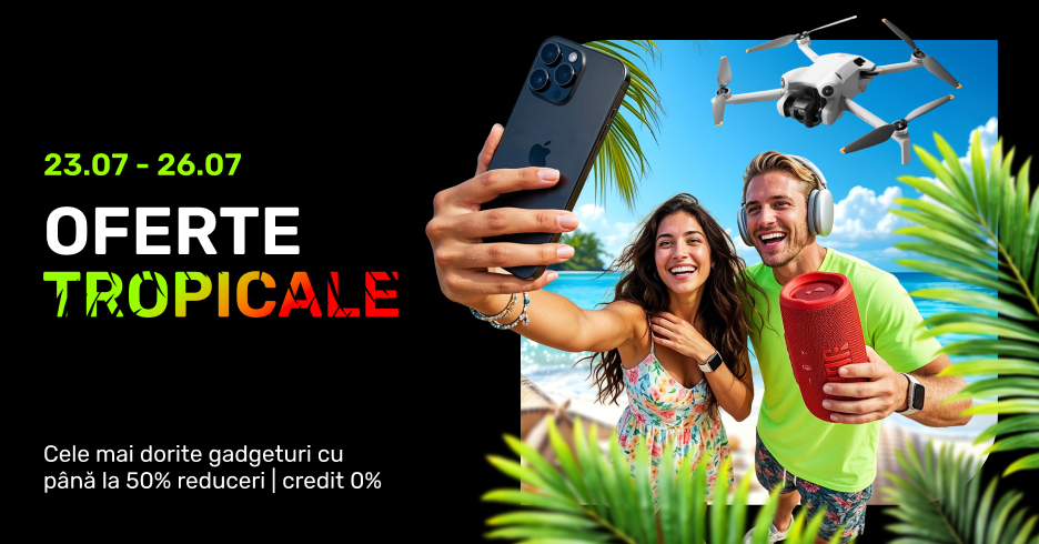 Gadgeturile preferate cu până la 50% reduceri!