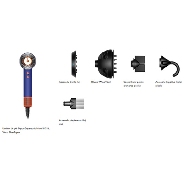 Фен Dyson HD16 Синий  photo 2