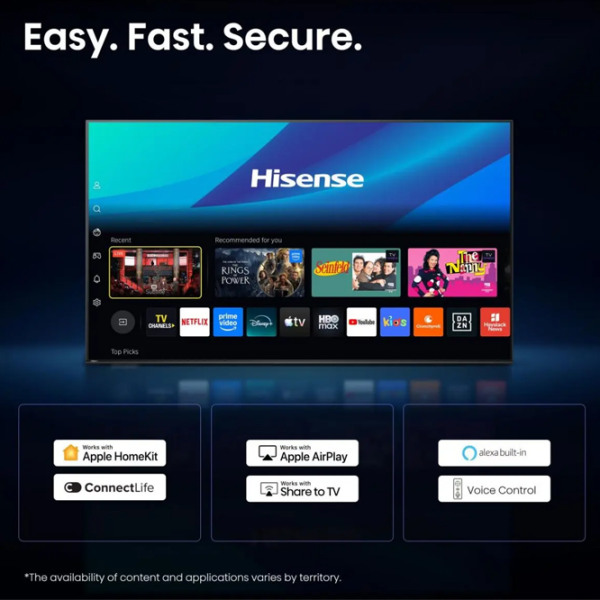 Телевизор Hisense 65U7SE Smart TV 4K Черный 65" | DLED | 4K photo 6