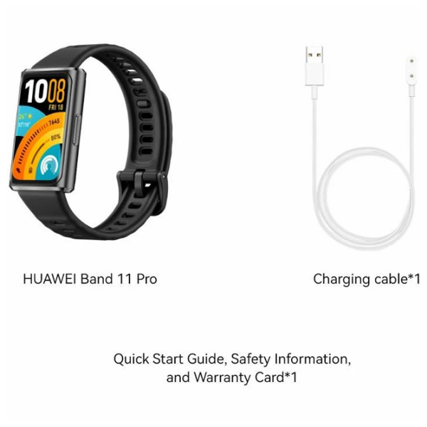 Фитнес-браслет Huawei Band 11 Pro Черный 1.62", 482 x 286, AMOLED photo 5