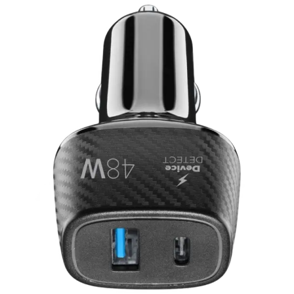 Încărcător auto Cellularline CBRUSB2PD48WK (30 W) Black  / Black photo 2