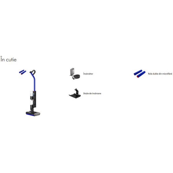 Mop electric Dyson WashG1 Wet Floor Cleaner Blue  | Umedă | Container | 0.8 l photo 2
