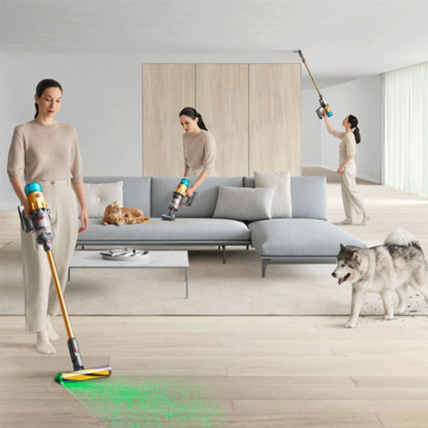 Aspirator vertical Dyson V12 Detect Slim Absolute Gold 545 W | Uscată | Container | 0.35 l photo 7