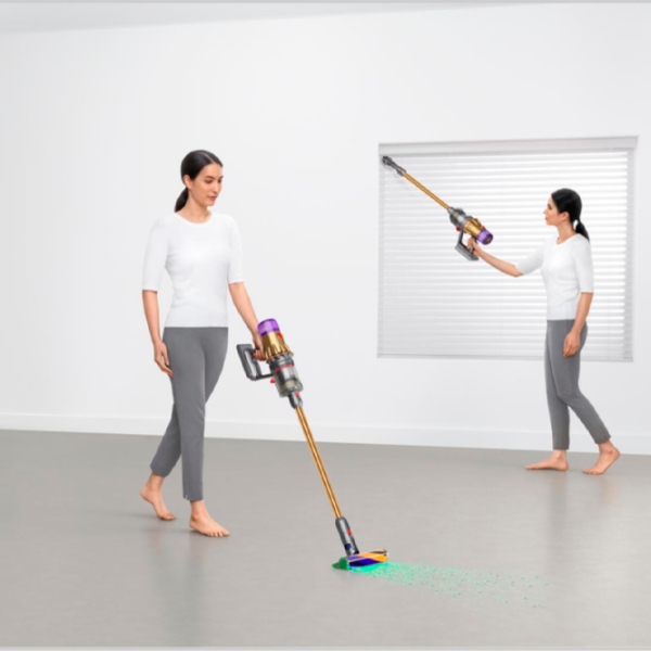 Aspirator vertical Dyson V12 Detect Slim Absolute Gold 545 W | Uscată | Container | 0.35 l photo 12