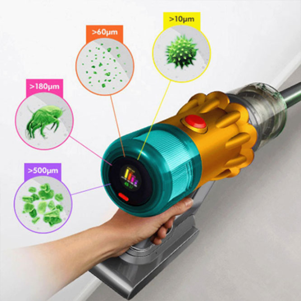 Aspirator vertical Dyson V12 Detect Slim Absolute Gold 545 W | Uscată | Container | 0.35 l photo 14