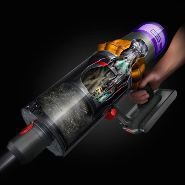 Aspirator vertical Dyson V15 Detect Absolute Nickel 610 W | Uscată | Container | 0.76 l photo 9