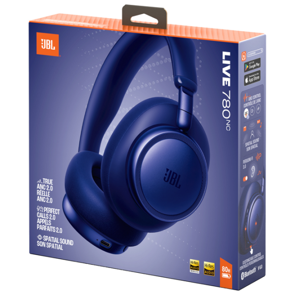 Наушники JBL LIVE780BT Синий Беспроводные / Персональный / Полноразмерные photo 9