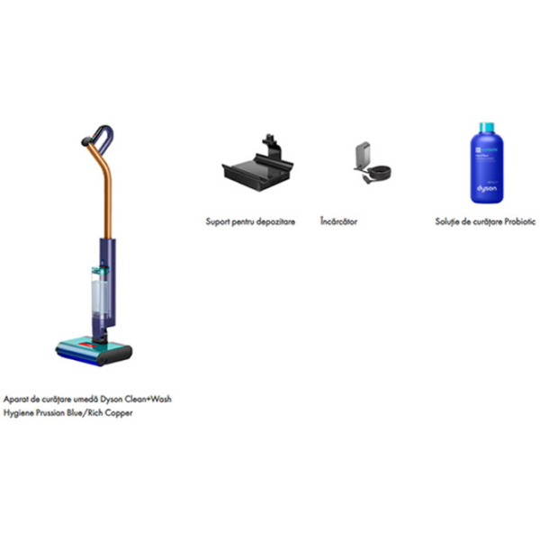 Aspirator cu spălare Dyson WR03 Prussian Blue  | Umedă | Container |  photo 2