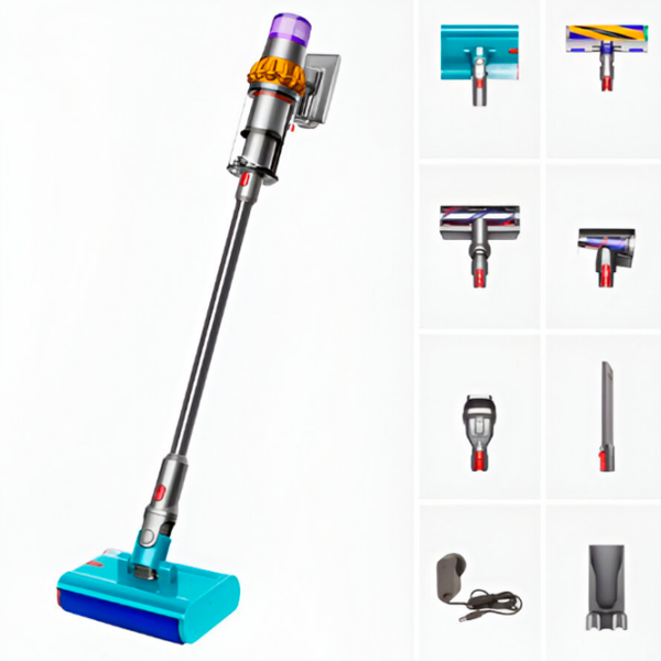 Aspirator vertical Dyson V15s Detect Dry and Web Submarine Yellow  | Umedă | Container | 0.75 l photo 18