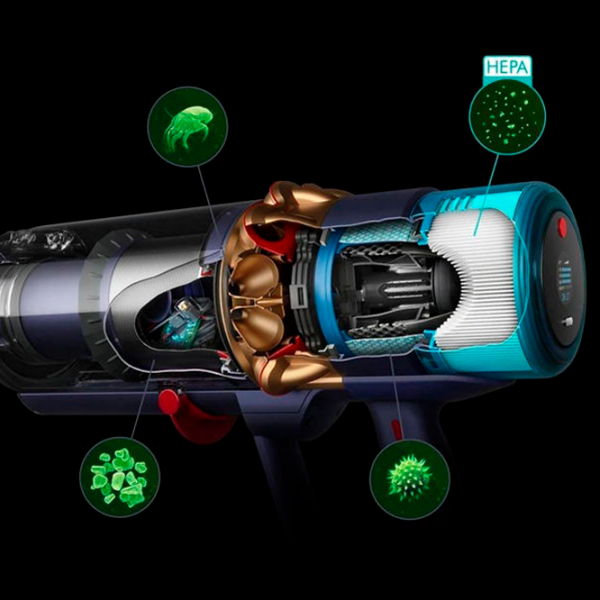 Вертикальный пылесос Dyson Gen5 Absolute Midnight Blue 280 Вт | Сухая | Контейнер | 0.77 л photo 11