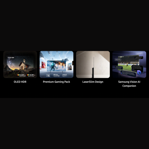 Televizor Samsung QE48S85HAEXUA Smart TV 4K Black 48" | OLED | 4K photo 6