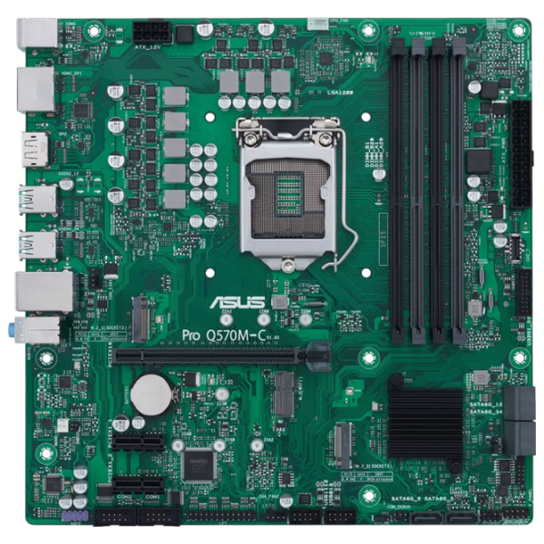 Материнская плата Asus PRO Q570M-C/CSM mATX  photo 1