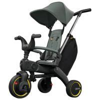 Triciclu Doona Liki Trike S3 Green  Metal / Pentru copii