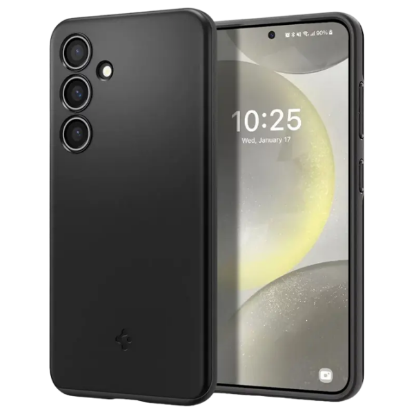 Husă pentru smartphone Samsung Galaxy S24 (Thin Fit) Black Spigen, PC, Back Ultra Thin