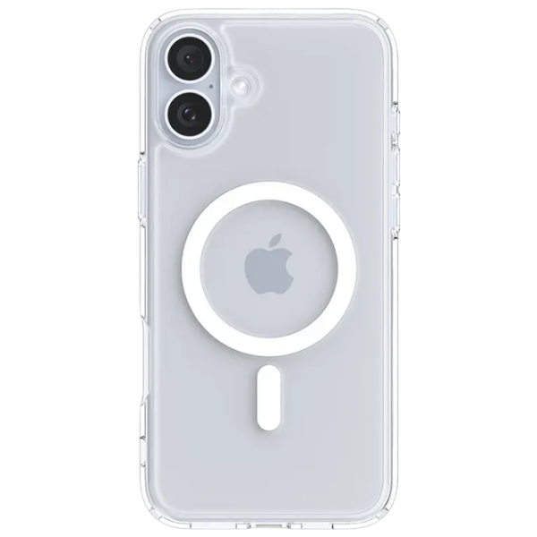 Чехол для смартфона Apple iPhone 16 (Ultra Hybrid) Прозрачный Белый Spigen, ТПУ, Back