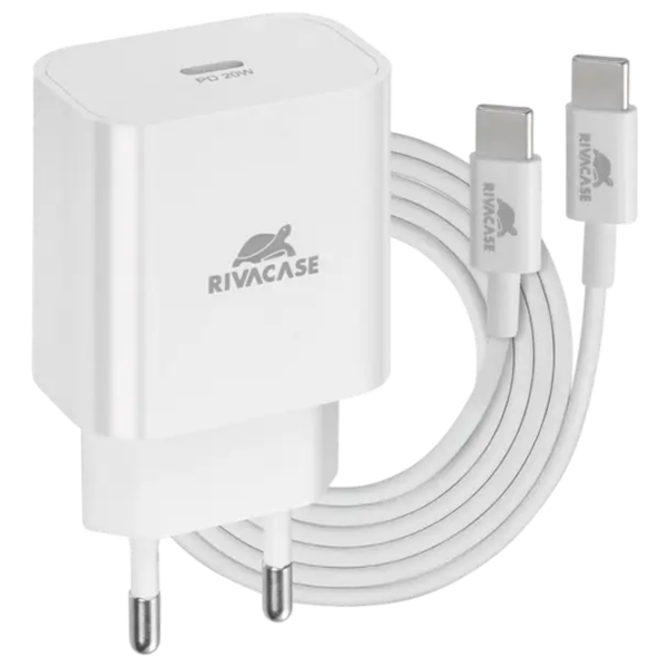 Încărcător de rețea RivaCase PS4101 WD4 (20 W) White 3 A / White photo 1
