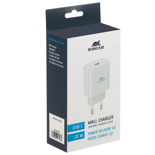 Încărcător de rețea RivaCase PS4101 W00 (20 W) White 3 A / White photo 3