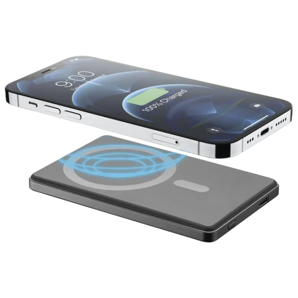 Power Bank 5000 mAh Cellularline Mag Lite 5000 (7.5 W) Gray  photo 3