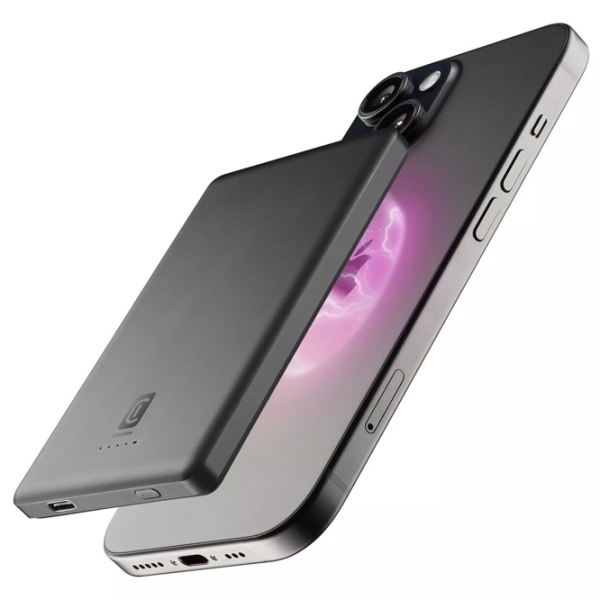 Power Bank 5000 mAh Cellularline Mag Lite 5000 (7.5 W) Gray  photo 7