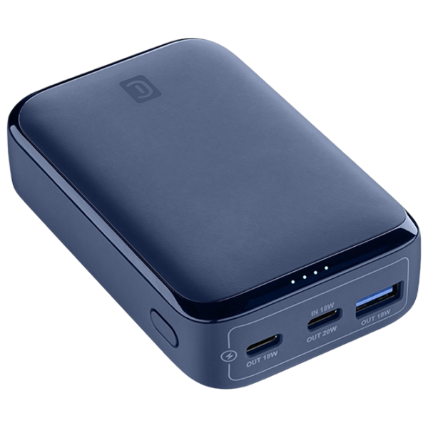 Power Bank 10000 mAh Cellularline Essence Promo (20 W) Blue  photo 1