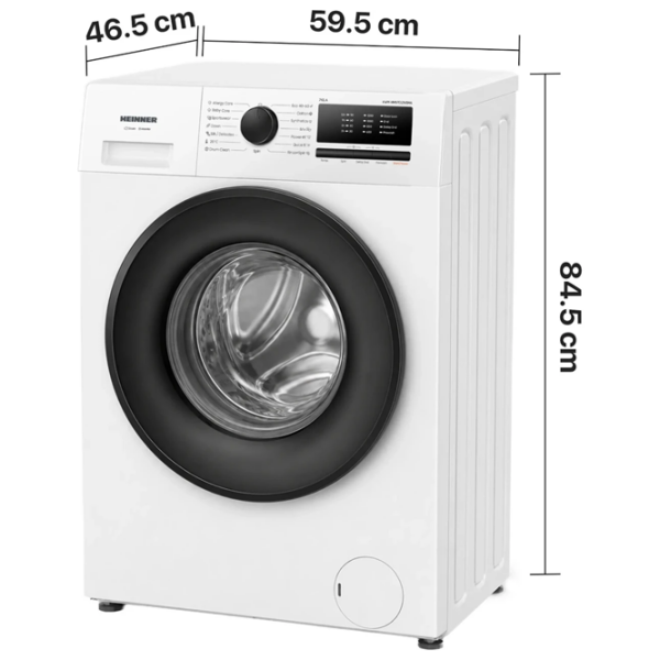 Стиральная машина Heinner HWM-HMN7012IVSMA Белый 7 кг, 1200 об/мин, A photo 4