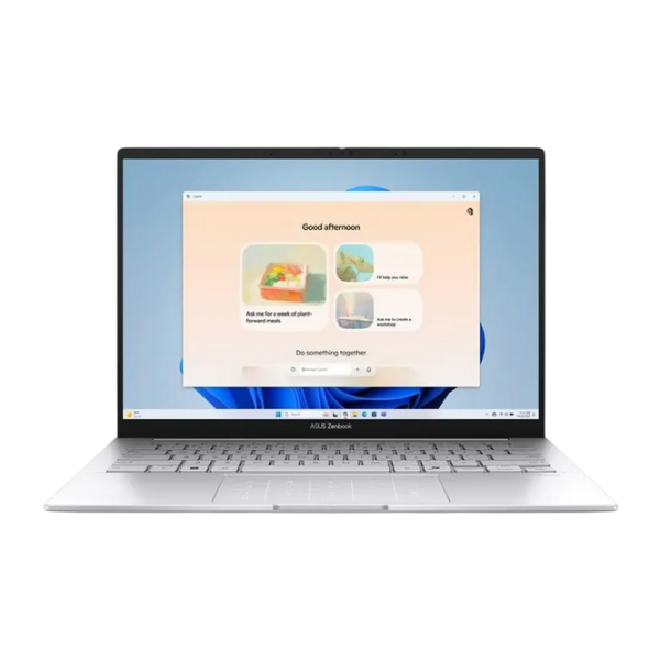 Laptop Asus Zenbook 14 OLED UX3405CA Foggy Silver 14" | 16 GB | 512 GB | Intel Core Ultra 5 225H | VGA Integrată photo 1
