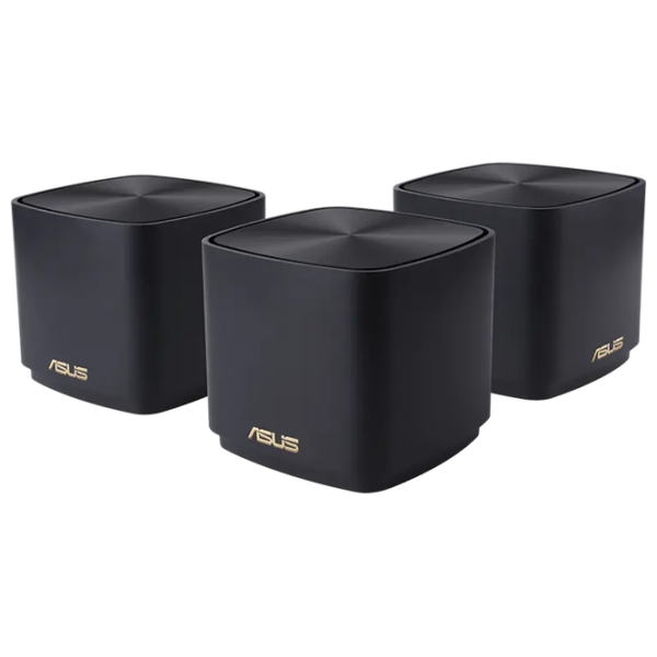 Wi-Fi Router Asus ZenWiFi XD4 Plus (3-pack) Black Versiune Wi-Fi: 802.11 a/b/g/n/ac/ax photo 1