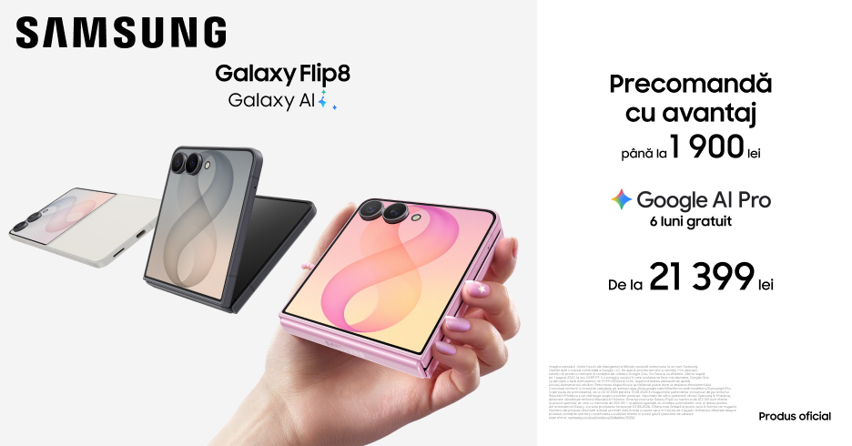 Galaxy Flip8 precomandă cu avantaj
