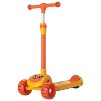 Trotinetă pentru copii cu trei roți RTM 42212 Orange  , 100 kg, Din PU