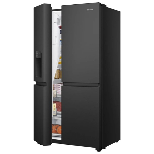 Frigider Hisense RS818N4TFE Black 417l / No Frost, 200l / No Frost, E photo 5