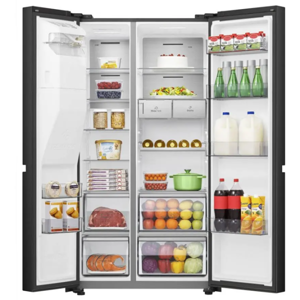 Frigider Hisense RS818N4TFE Black 417l / No Frost, 200l / No Frost, E photo 9