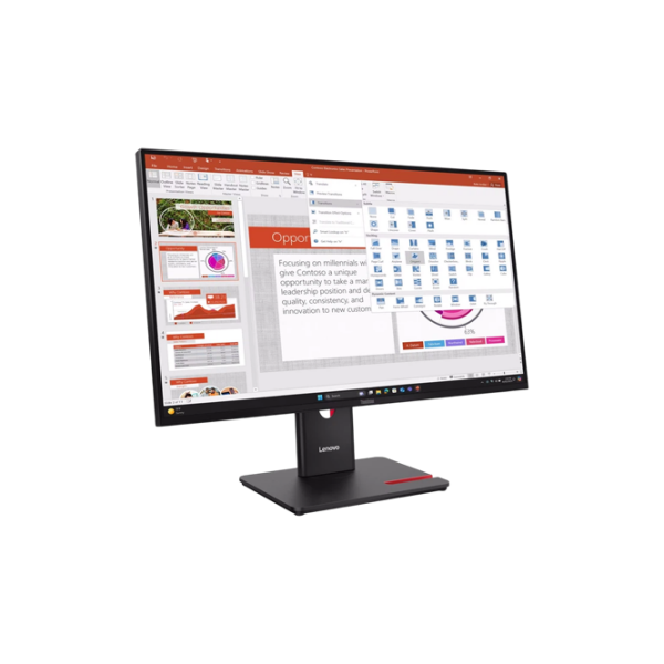 Monitor Lenovo ThinkVision T27-40 Black 27" Full HD IPS WLED photo 2