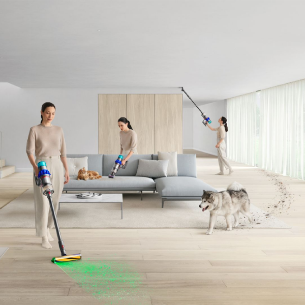 Aspirator vertical Dyson V15 Detect Fluffy Silver 660 W | Uscată | Container | 0.77 l photo 13