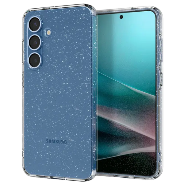 Husă pentru smartphone Samsung Galaxy S25 Plus 5G (Liquid Crystal) Glitter Transparent Spigen, TPU, Back