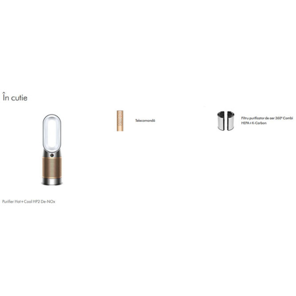 Umidificator de aer Dyson HP2 De-NOx White  photo 2