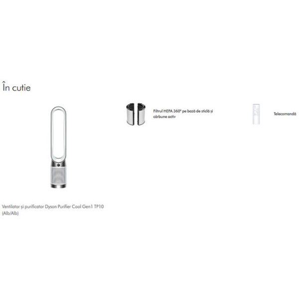 Purificator de aer Dyson TP10 Silver  photo 2