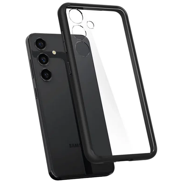 Чехол для смартфона Samsung Galaxy S24 Plus (Ultra Hybrid) Черный Прозрачный Spigen, ТПУ, Back