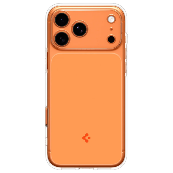 Чехол для смартфона Apple iPhone 17 Pro Max (Ultra Hybrid "T") Прозрачный Оранжевый Spigen, ТПУ, MagSafe Back