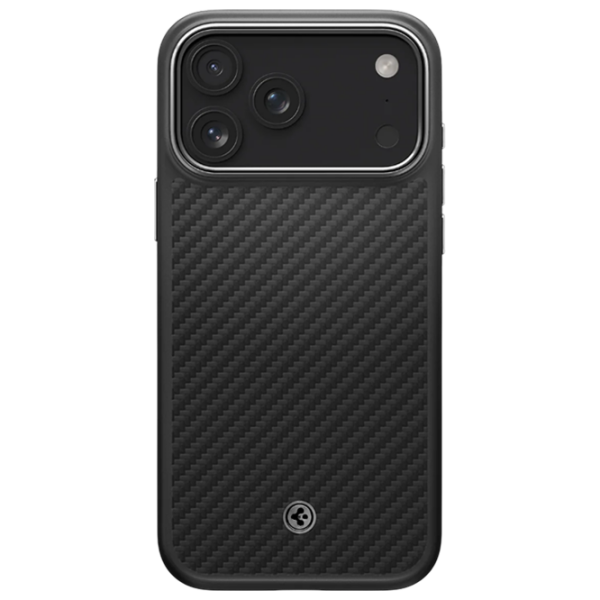 Husă pentru smartphone Apple iPhone 17 Pro Max (Enzo Aramid) Black Spigen, TPU, MagSafe Back