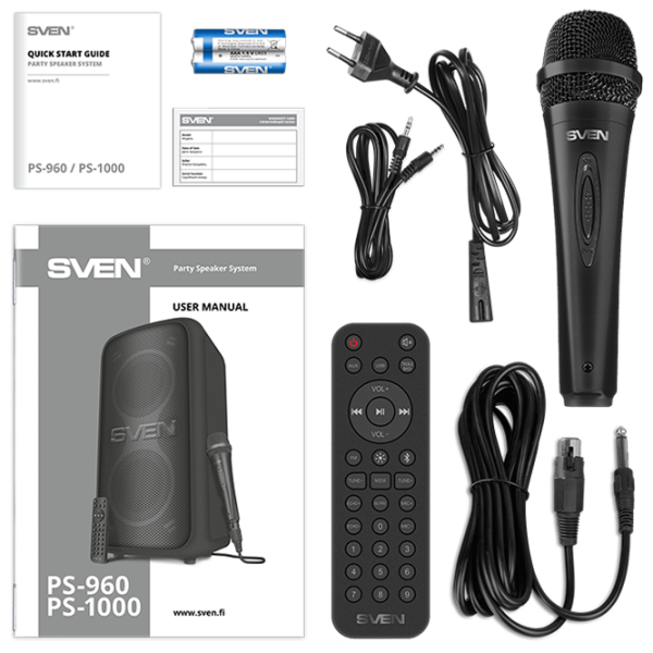 Boxă pentru Party Sven PS-960 Black 160 W photo 12